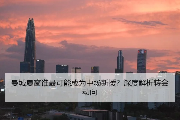 曼城夏窗谁最可能成为中场新援？深度解析转会动向